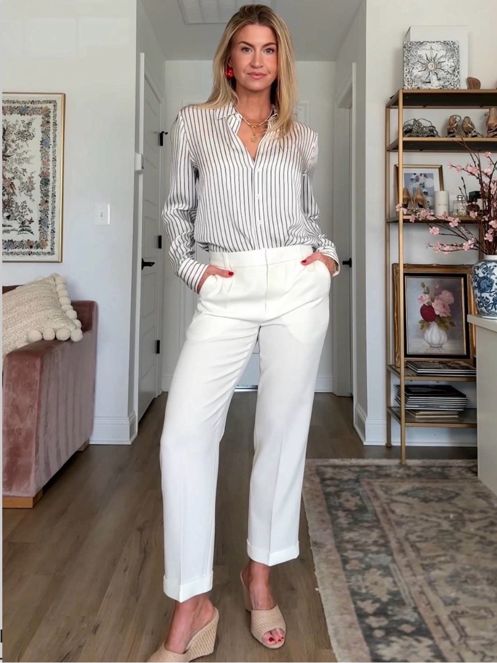 Aritzia - Sartorial Pant - Size 4 - Color: Light Birch